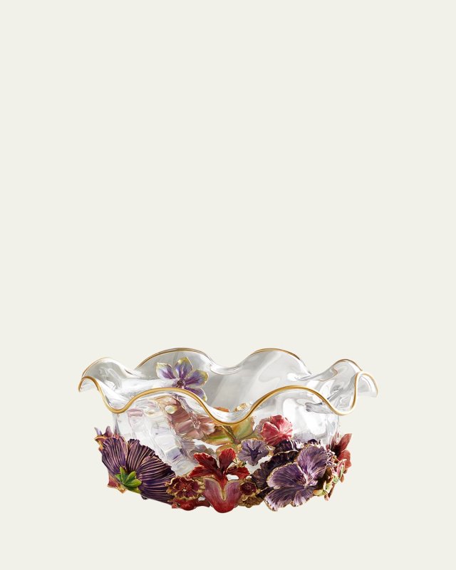 Large Bouquet Ruffle Flower Bowl